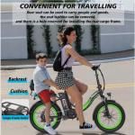 48V Electric Fat Tire Bike with Pedal Assist