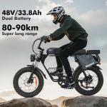 Hidoes B9 W750 Dual Battery Fat Tire eBike
