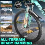 GSOU 250W Electric Mountain Bike with 60-Mile Range