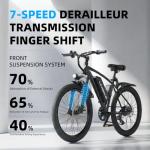 Aarisk Q7 Electric Bike for Adults 26