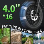 JANSNO X90 Compact Electric Bike with Fat Tires