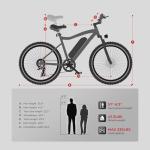 SAMEBIKE Electric Mountain Bike with 468WH Battery