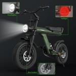 JANSNO X90 Compact Electric Bike with Fat Tires