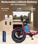 NOMIGO Folding Electric Tricycle with Powerful Motor