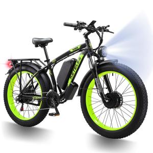 QIKAITU 48V Electric Bike with Phone Holder