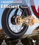 NOMIGO Folding Electric Tricycle with Powerful Motor