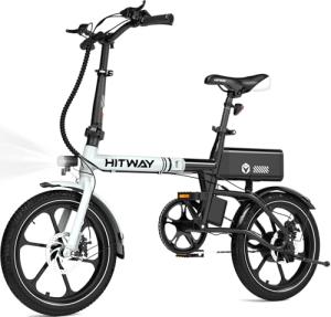 HITWAY 16-Inch Folding Electric Bike for Commuting