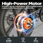 Burchda 90 N.m Electric Bike with 48V Battery