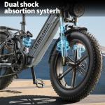 Burchda 90 N.m Electric Bike with 48V Battery