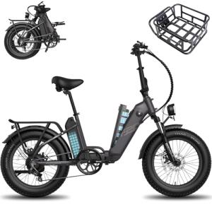 Fafrees Folding Electric Bike with Dual Batteries