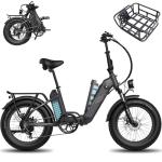Fafrees Folding Electric Bike with Dual Batteries