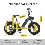 Burchda 90 N.m Electric Bike with 48V Battery