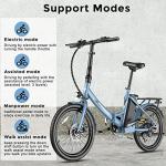 Fafrees Folding Electric Bike with Removable Battery