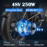 Fafrees Folding Electric Bike with Dual Batteries