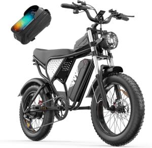 Snokco All-Terrain Electric Bike with Removable Battery