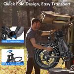 Fafrees Folding Electric Bike with Dual Batteries