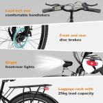 HITWAY 28" Electric Bike with Removable Battery