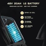 Snokco All-Terrain Electric Bike with Removable Battery