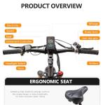 20" Fat Tire Electric Bike with Full Suspension