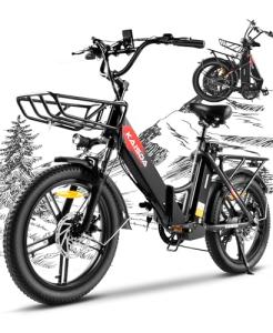 KAISDA 20-Inch Folding Electric Bike for Adults