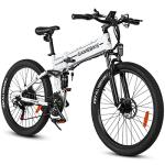SAMEBIKE Folding Mountain Electric Bike with Battery