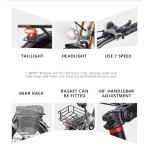 20" Fat Tire Electric Bike with Full Suspension