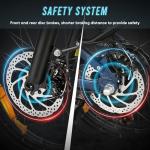 SAMEBIKE 20" Fat Tire Folding Electric Bike