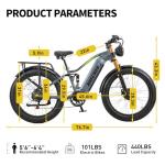 BURCHDA Dual Motor Full Suspension Electric Bike