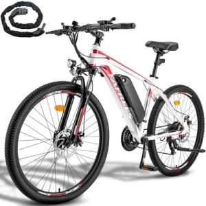 Fafrees 26" Electric Mountain Bike with Removable Battery