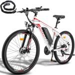 Fafrees 26" Electric Mountain Bike with Removable Battery