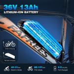 Fafrees 26" Electric Mountain Bike with Removable Battery