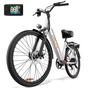 URLIFE 26" Electric Mountain Bike with Removable Battery