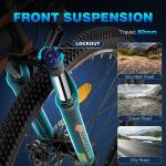 Fafrees 26" Electric Mountain Bike with Removable Battery