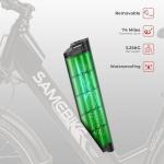 SAMEBIKE Commuter Electric Bike with Removable Battery