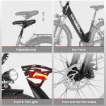 SAMEBIKE Commuter Electric Bike with Removable Battery
