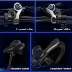 Pudari E8 Electric Mountain Bike with Removable Battery