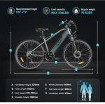 SAMEBIKE 27.5" Electric Mountain Bike with Removable Battery