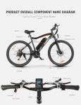 SAMEBIKE Electric Mountain Bike with 100KM Range