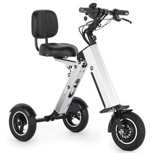 TopMate Foldable Electric Tricycle with 3 Wheels