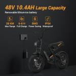 iENYRID Adult Electric Bike with Dual Suspension