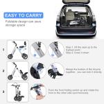 TopMate Foldable Electric Tricycle with 3 Wheels