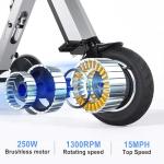 TopMate Foldable Electric Tricycle with 3 Wheels