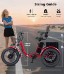 NOMIGO Folding Electric Tricycle for Adults