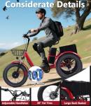 NOMIGO Folding Electric Tricycle for Adults
