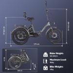 Fafrees 2025 F20 Adult 3 Wheel Electric Trike