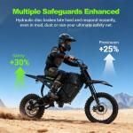 VIPCOO H3 Electric Dirt Bike for Teens and Adults