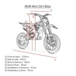 Funbikes MXR 1400W Kids Electric Dirt Bike