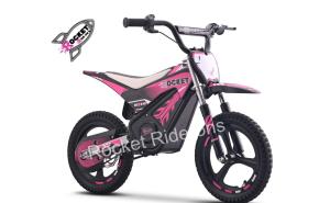 Rocket 14" Pink Kids Electric Dirt Bike