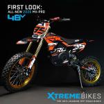 XTM MXPRO 48V 2000W Electric Dirt Bike - Orange