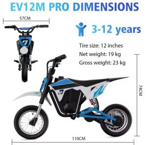 Kids Electric Dirt Bike EVERCROSS PLUS EV12M